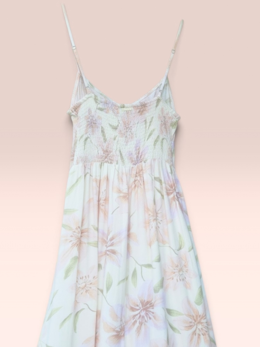 Billabong Sunset Love Midi Dress Sweetheart Neckline Front Slit Size M - Picture 4 of 9